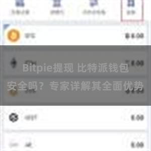 Bitpie提现 比特派钱包安全吗？专家详解其全面优势