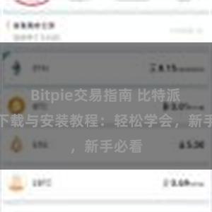 Bitpie交易指南 比特派钱包下载与安装教程：轻松学会，新手必看